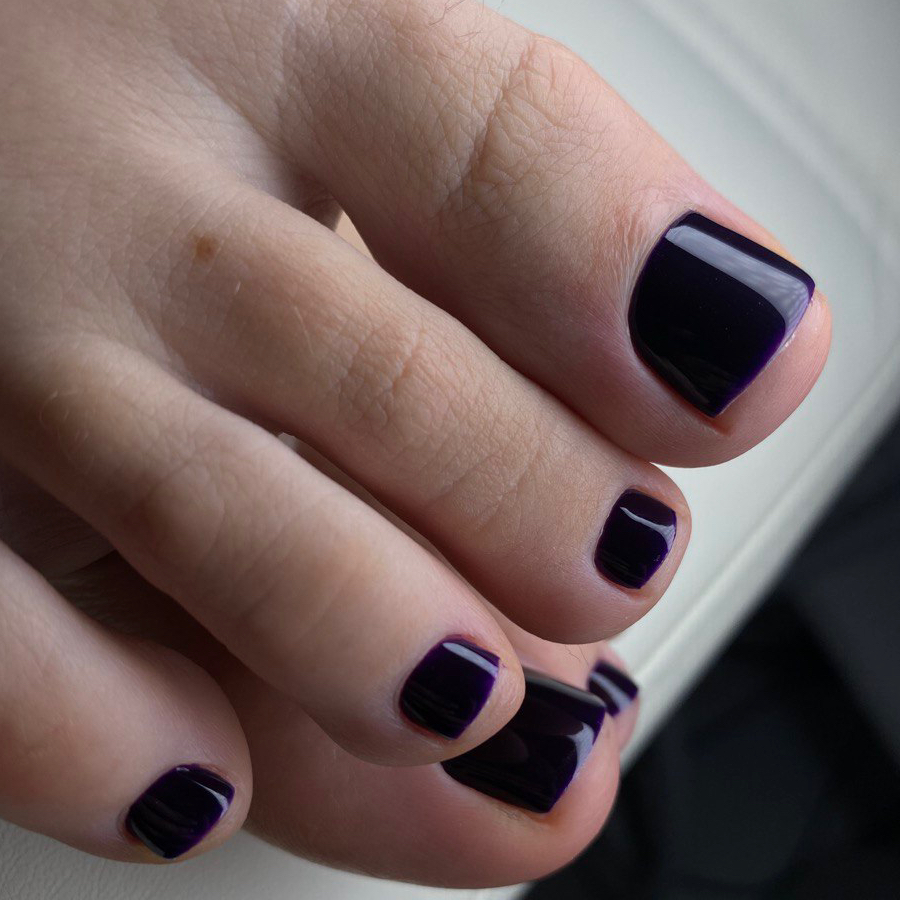 Педикюр пальчиков с покрытием