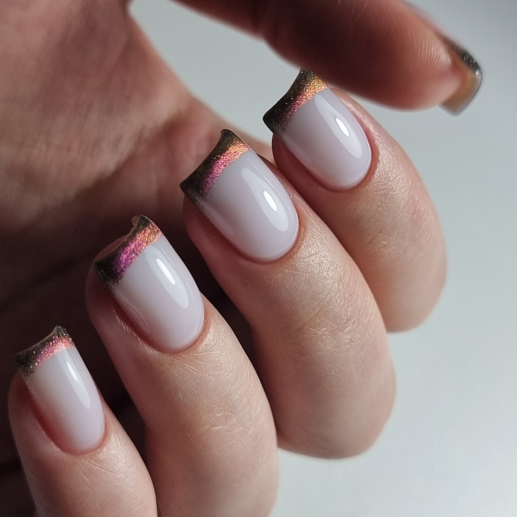 маникюр+гельлак-френч