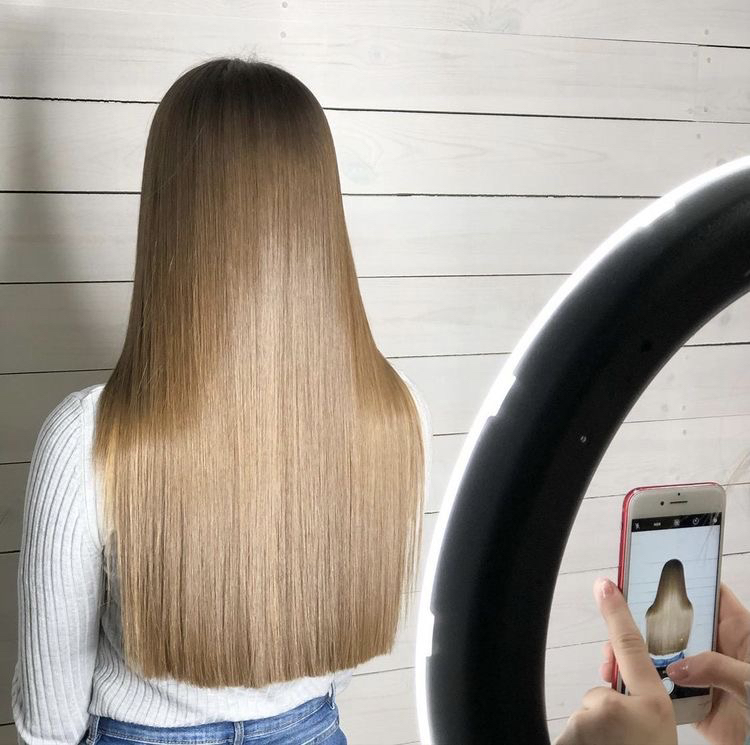 Кератиновое выпрямление