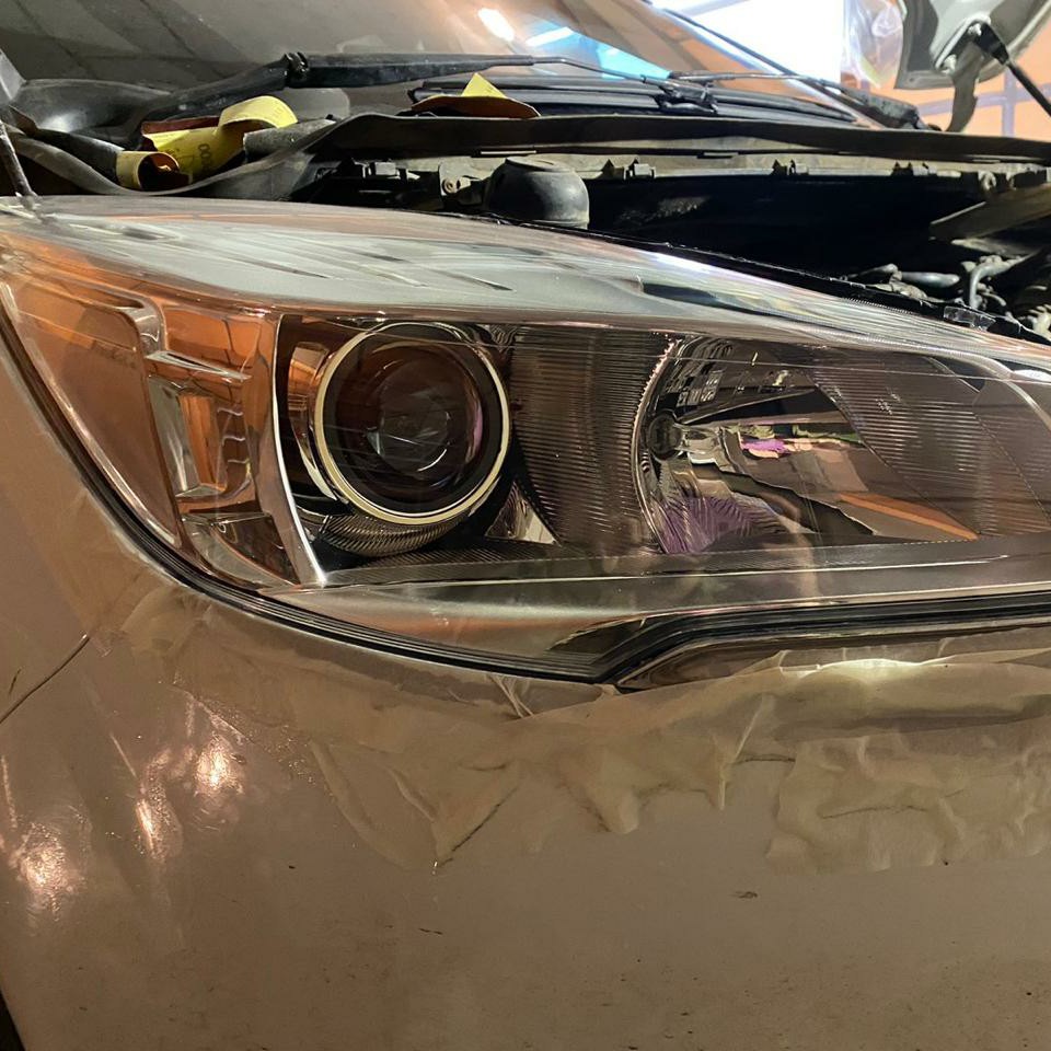 Полировка фар Химическая