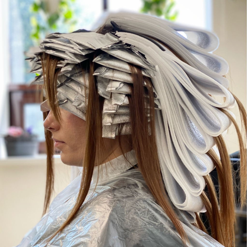 Окрашивание в технике В 4 РУКИ