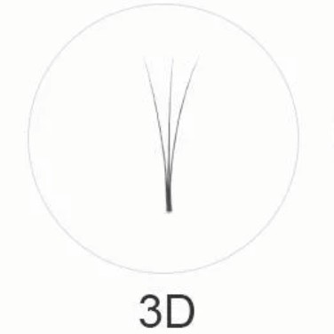 наращивание ресниц "3D"