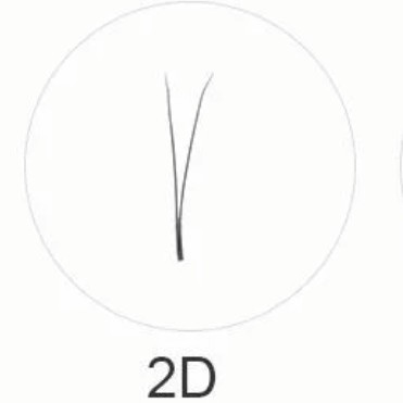 Наращивание ресниц "2D"