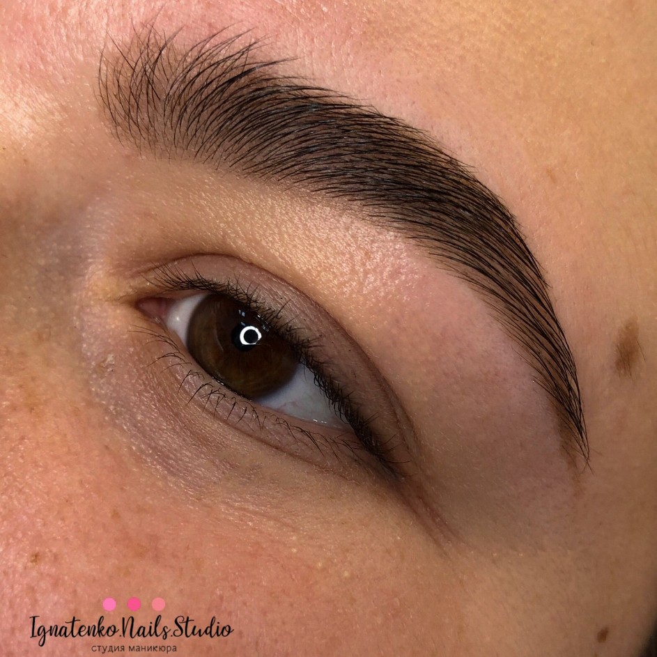Архитектура бровей (пинцет) + Хна