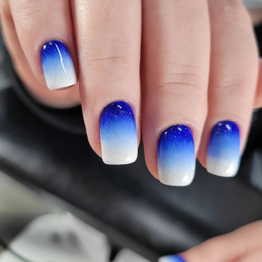 Дизайн "омбре" на все ногти