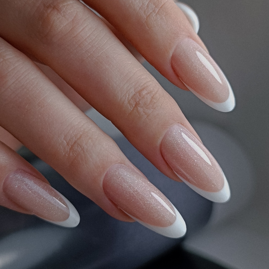 маникюр + наращивание ногтей