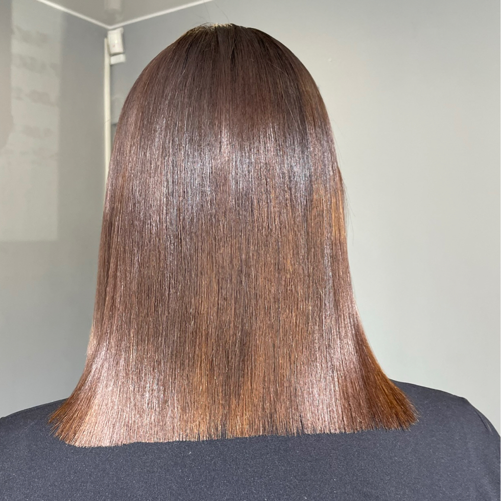 Кератиновое выпрямление (ниже плеч, 35 см)