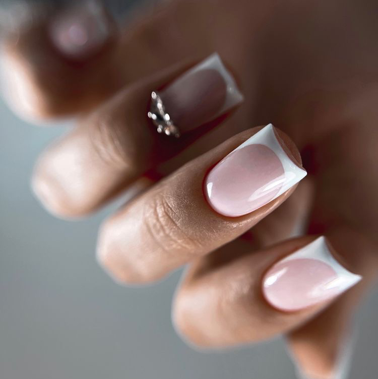 Дизайн френч/фольга/втирка/лунки и т.п.на все ногти