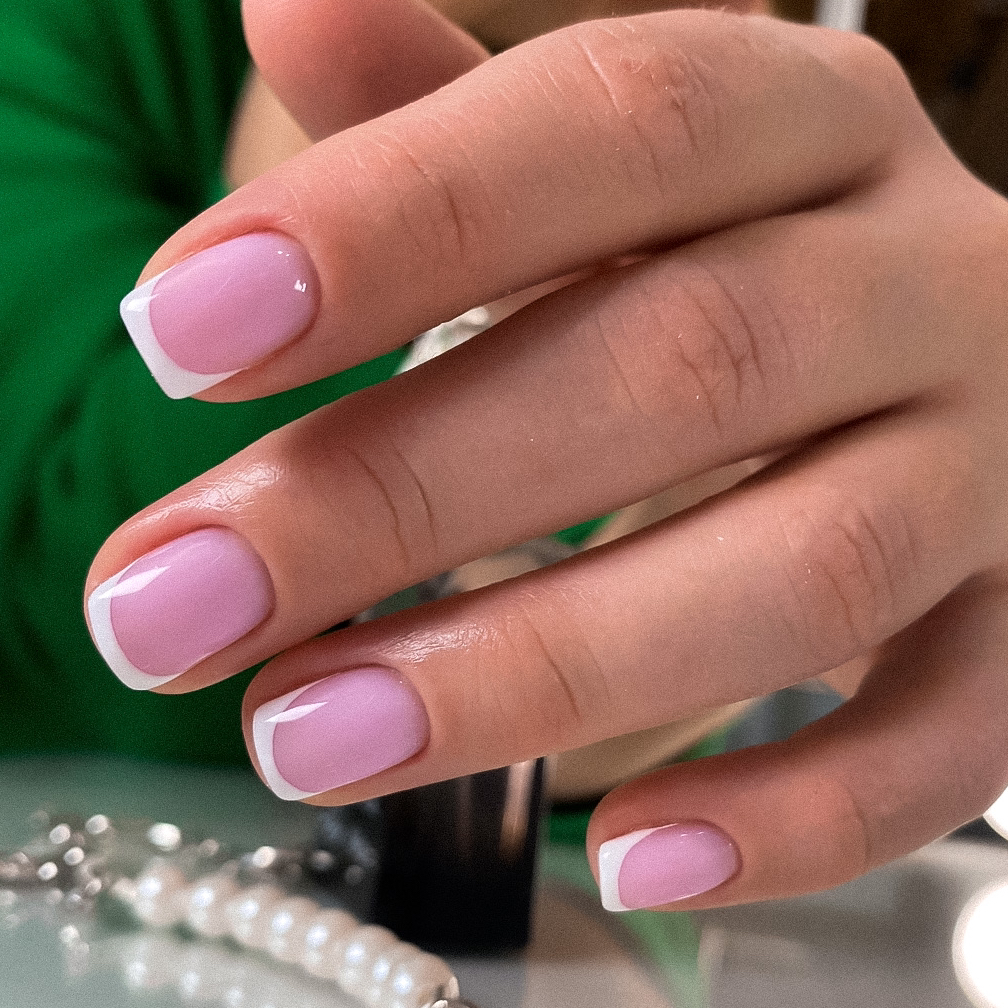 Маникюр + покрытие гель-лак + френч