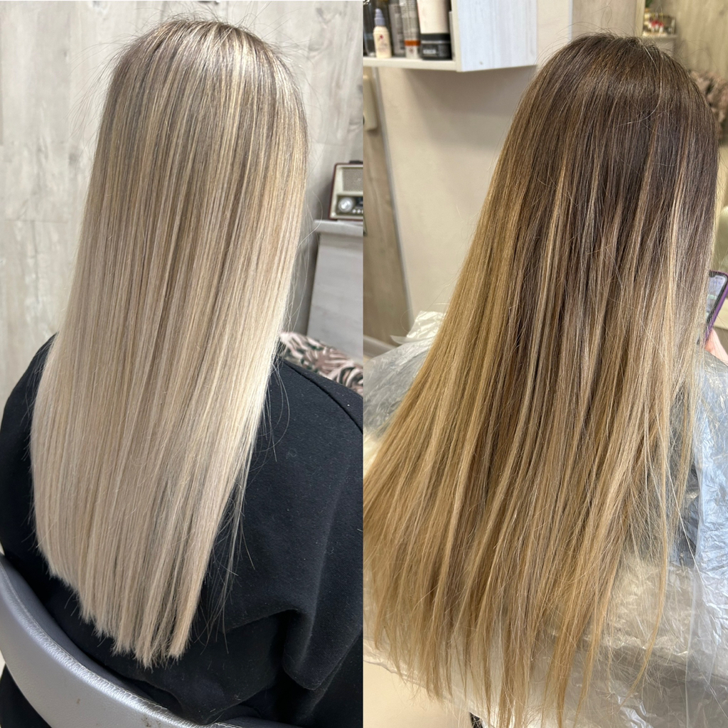 Сложное окрашивание (аиртач, рельефное окрашивание, шатуш) Различные техники мелирования ( бесшовное, классическое, вуаль)  Длинные волосы