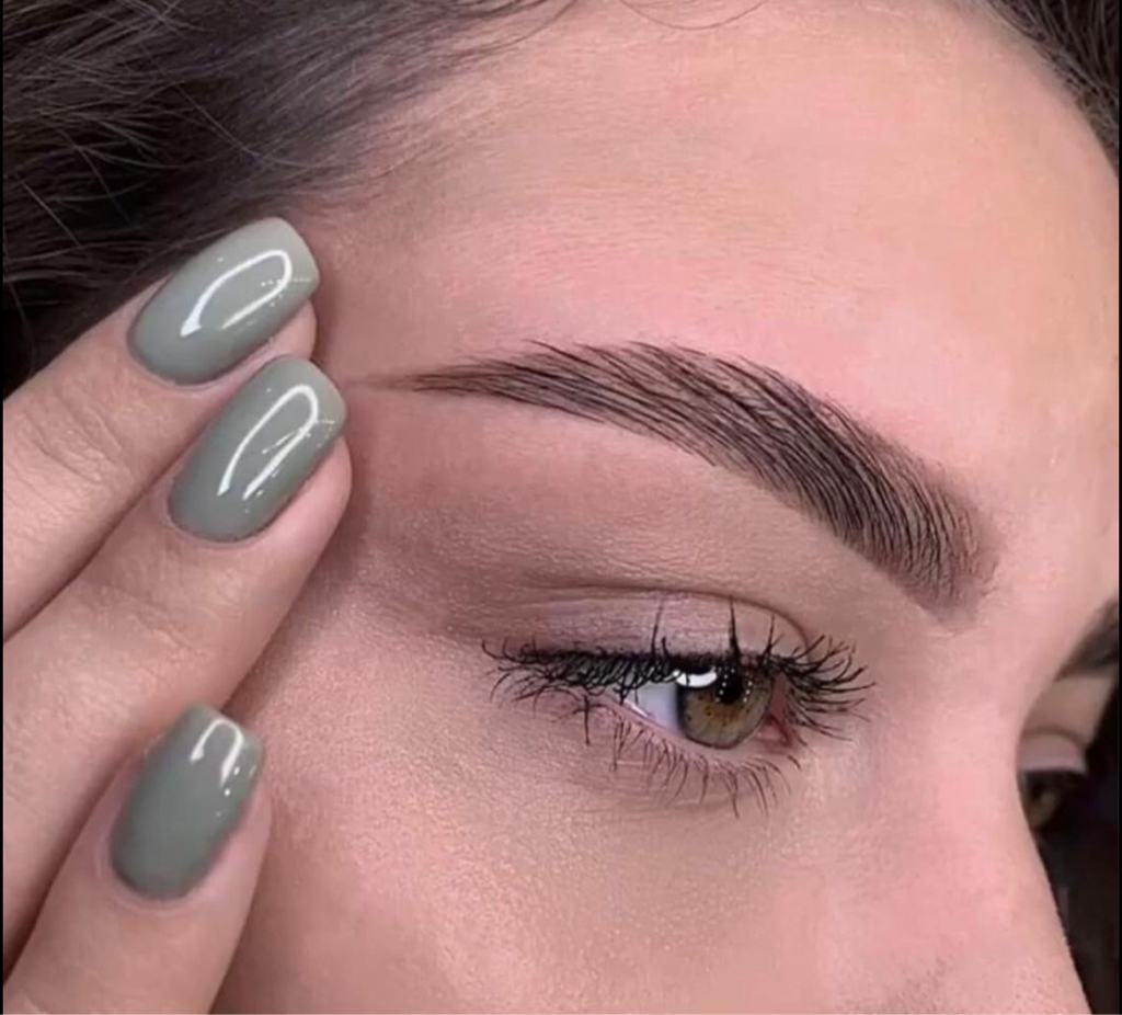 Коррекция + окрашивание хной