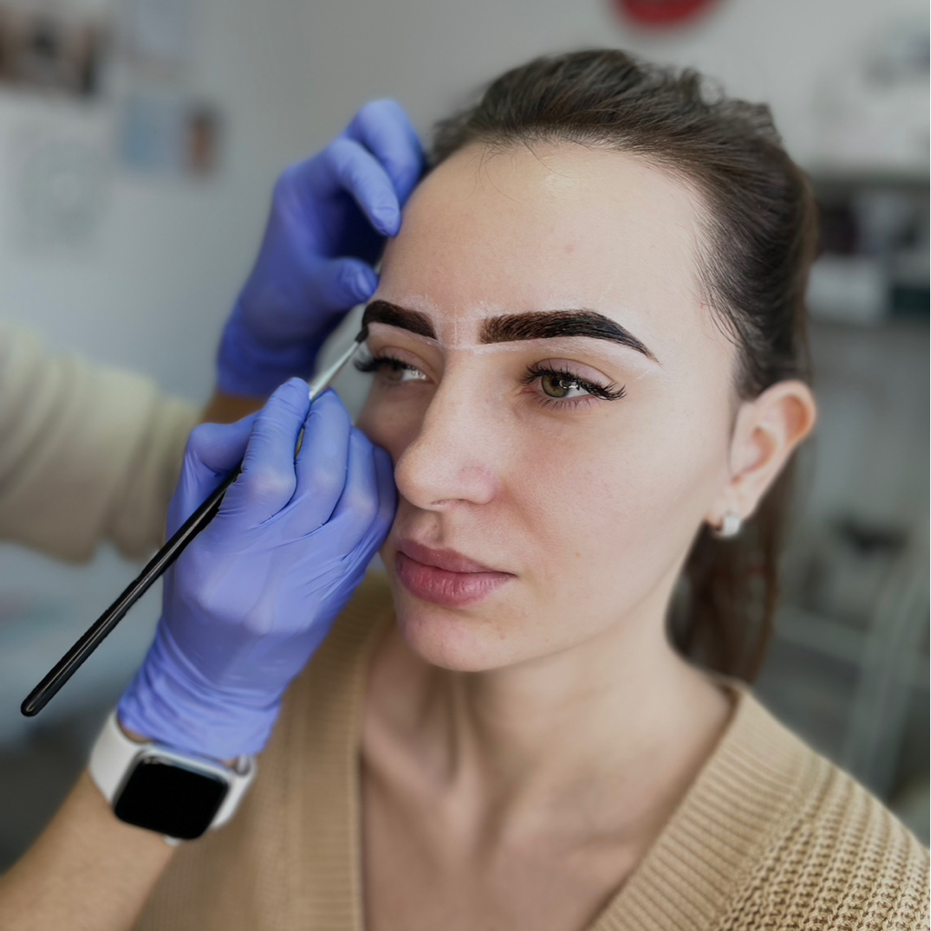 Коррекция + окрашивание краской