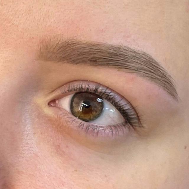 Коррекция+окрашивание бровей