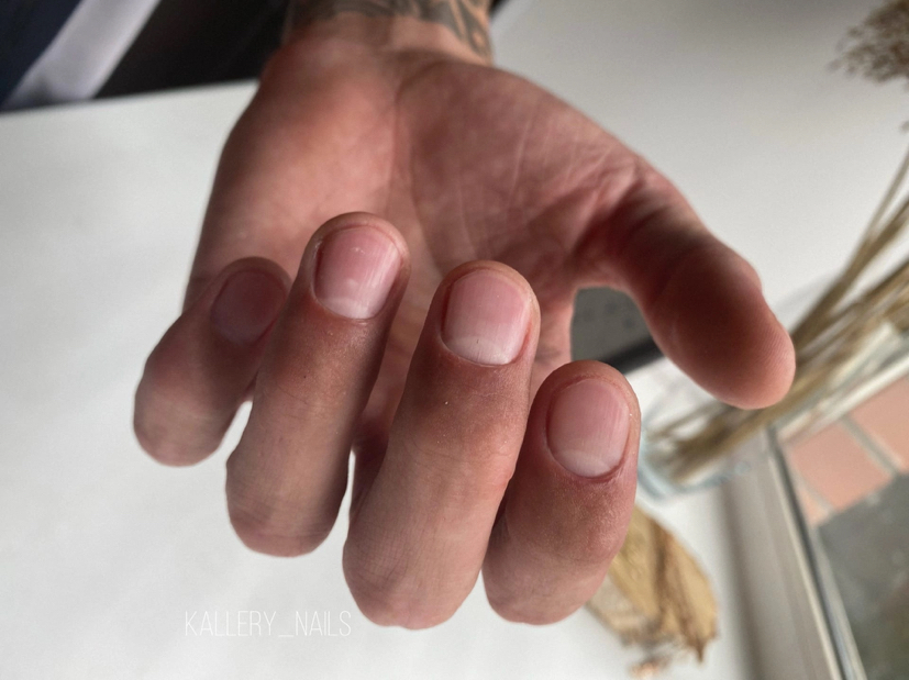 Маникюр без покрытия