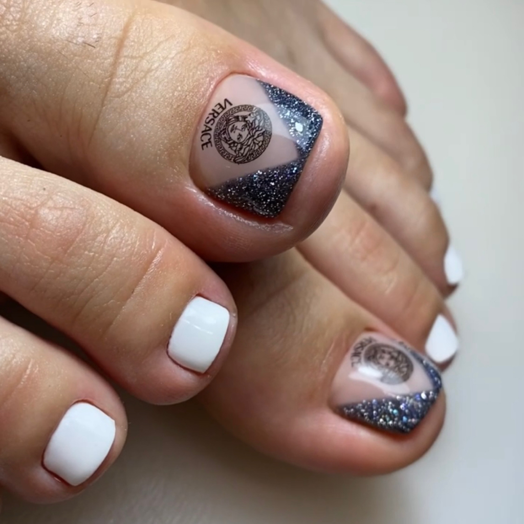 Педикюр с дизайном ИНСТРУКТОР