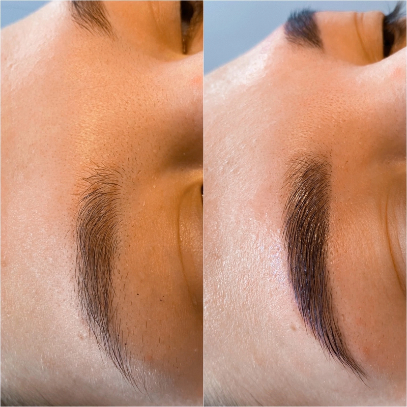 Долговременная укладка бровей+ окрашивание