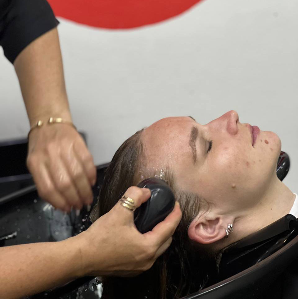 Мытье волос + сушка волос (длинные)