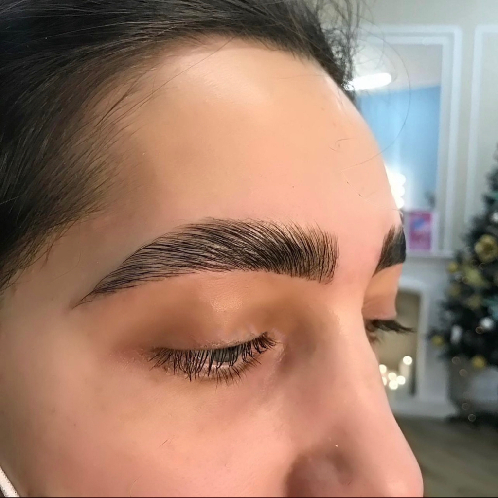 Долговременная укладка бровей + коррекция + окрашивание