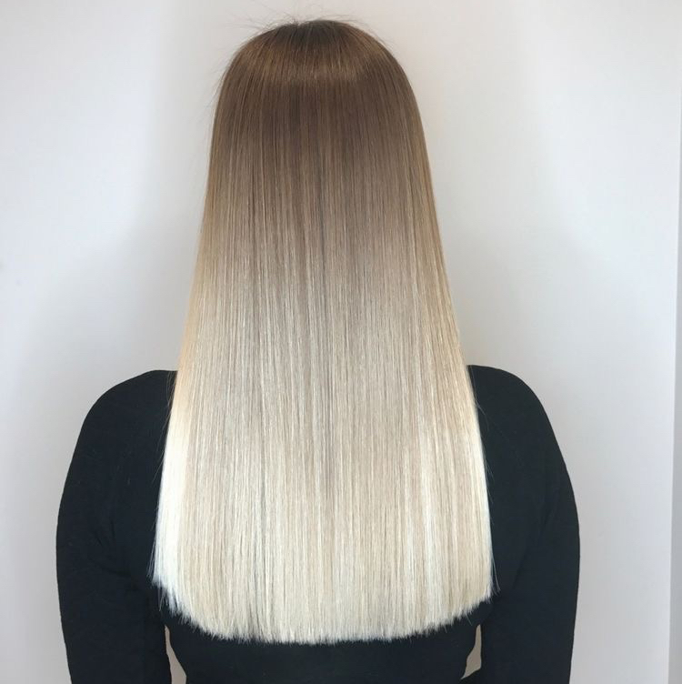 Ровный срез длинны без мытья головы