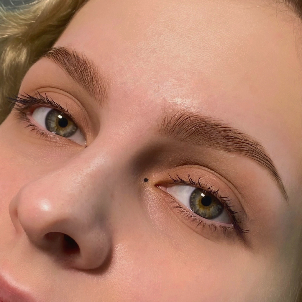 Архитектура + окрашивание + коррекция бровей