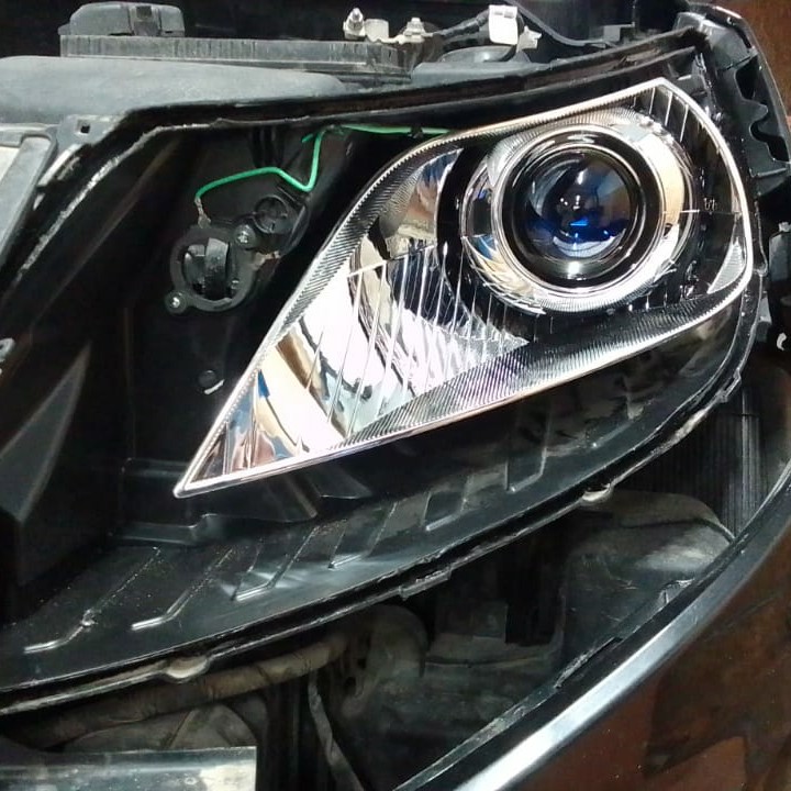 Установка линз