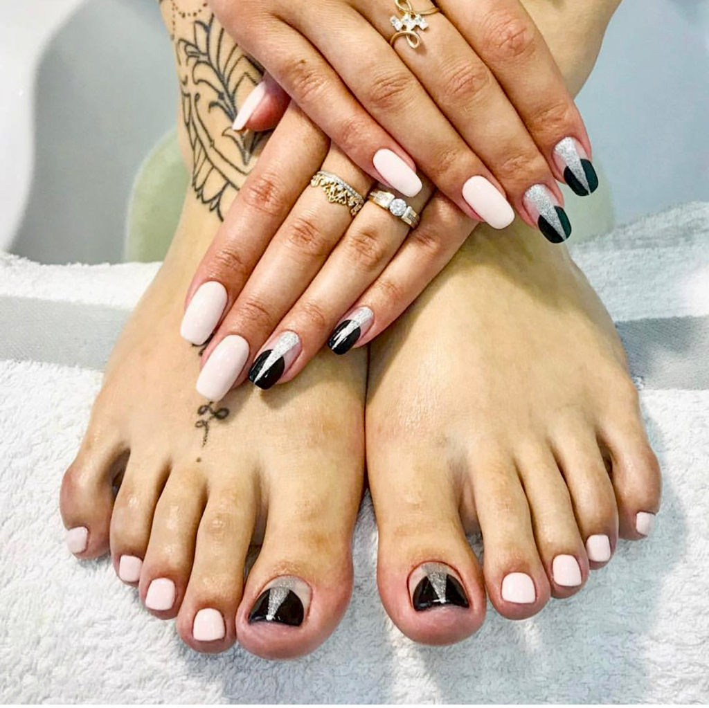 КОМБО: маникюр и педикюр «СТАНДАРТ» С ПОКРЫТИЕМ гель-лаком