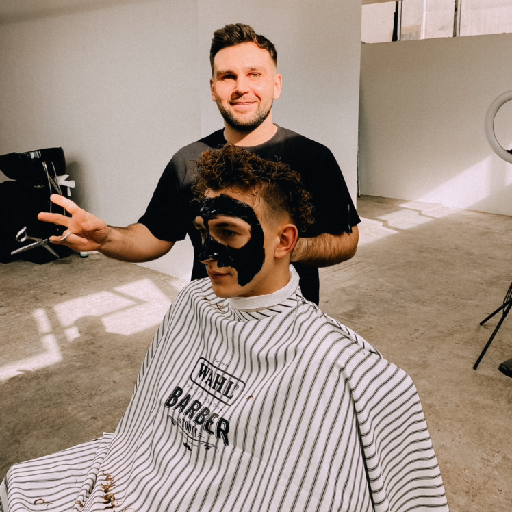 Уход за лицом черная маска, скрабирование/ Facial care black mask, scrubbing