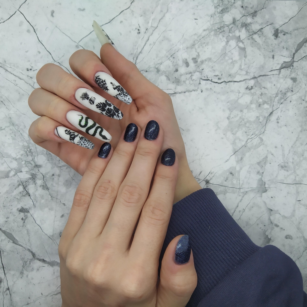 Наращивание ногтей (гелевые типсы, верхние формы)