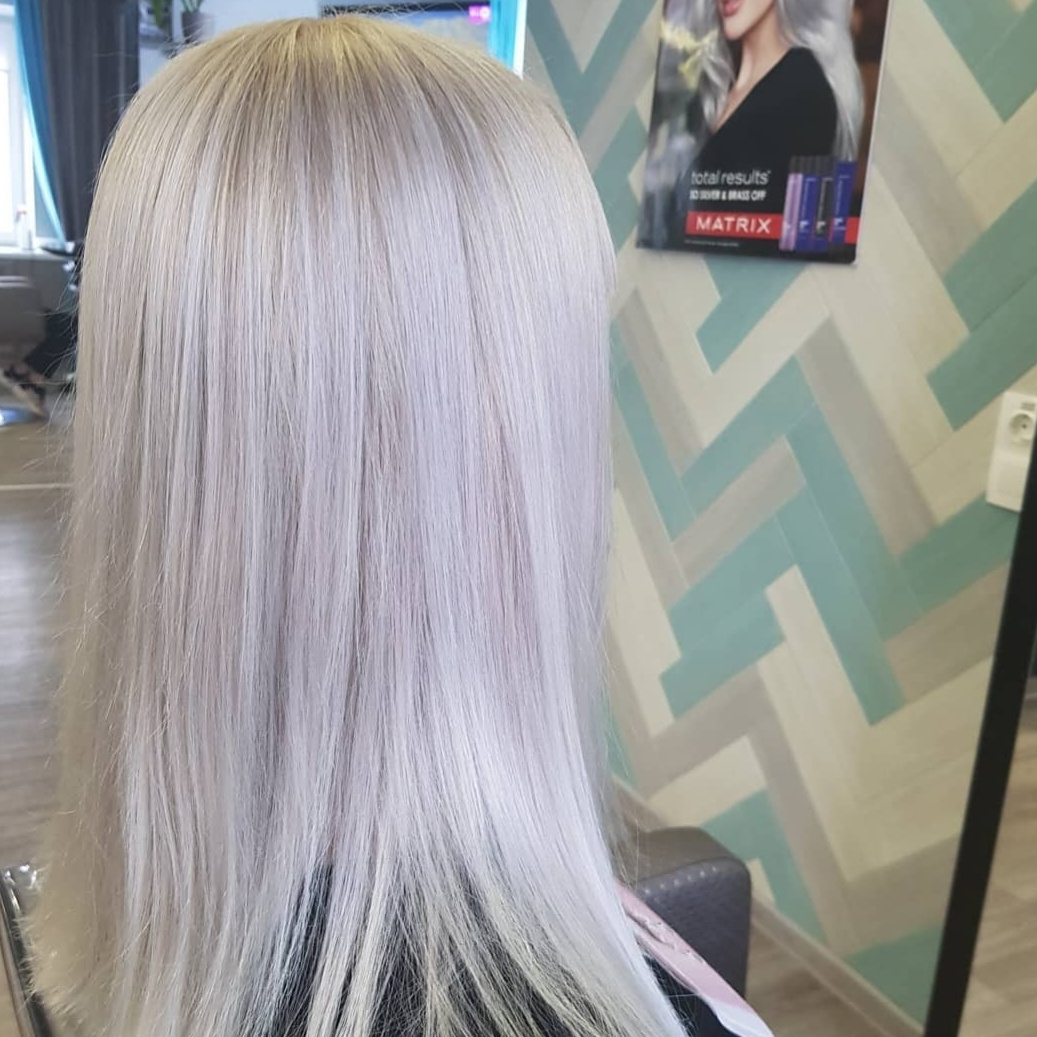 Сложное окрашивание средний волос