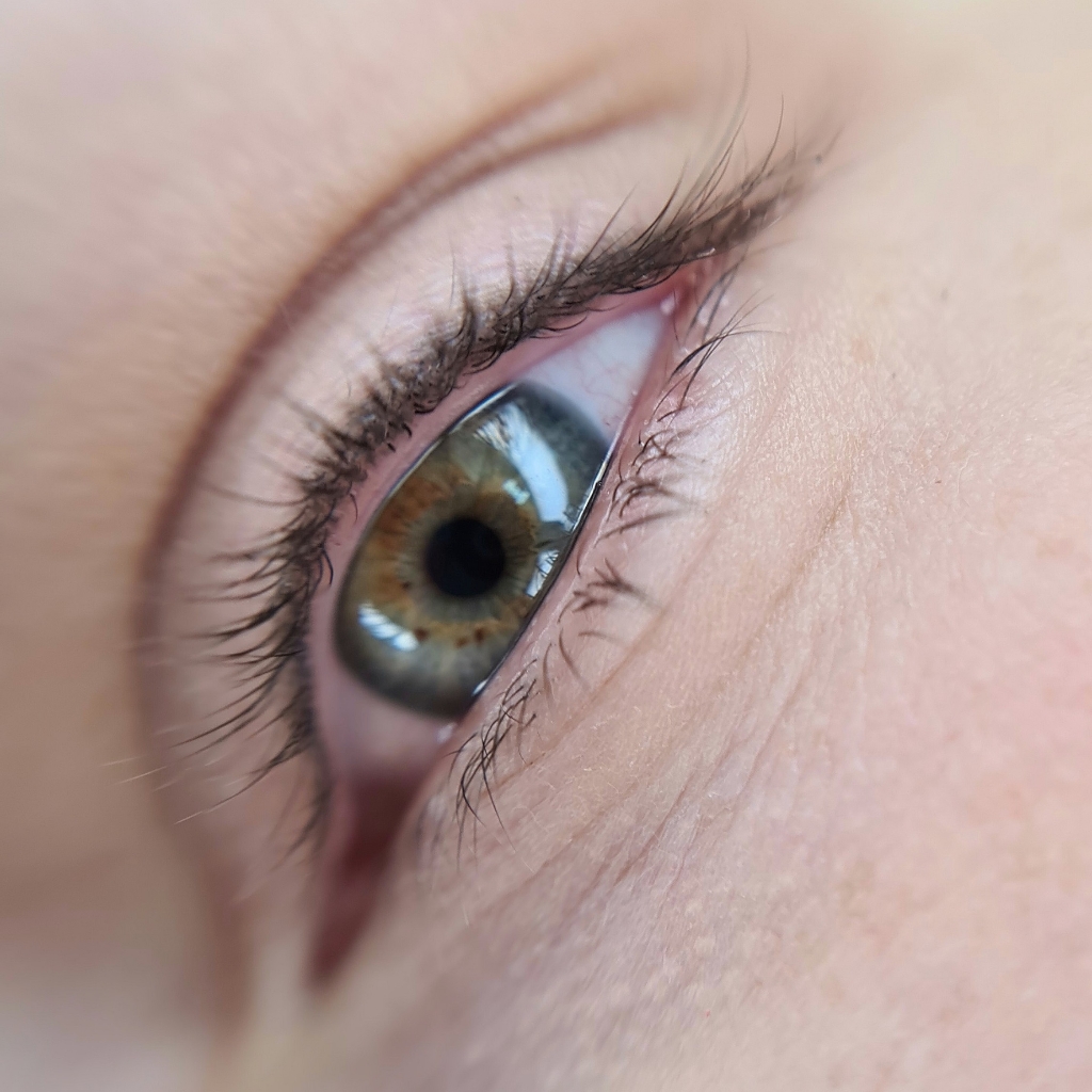 Веки, первый сеанс, межресничка