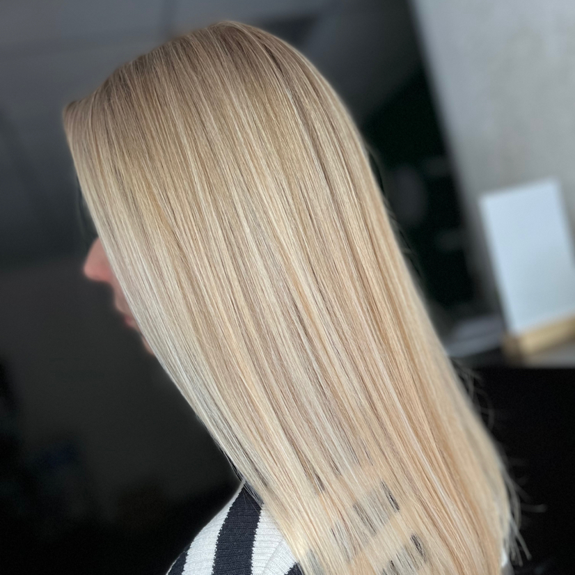 Тонирование осветлённых волос, краситель COTRIL