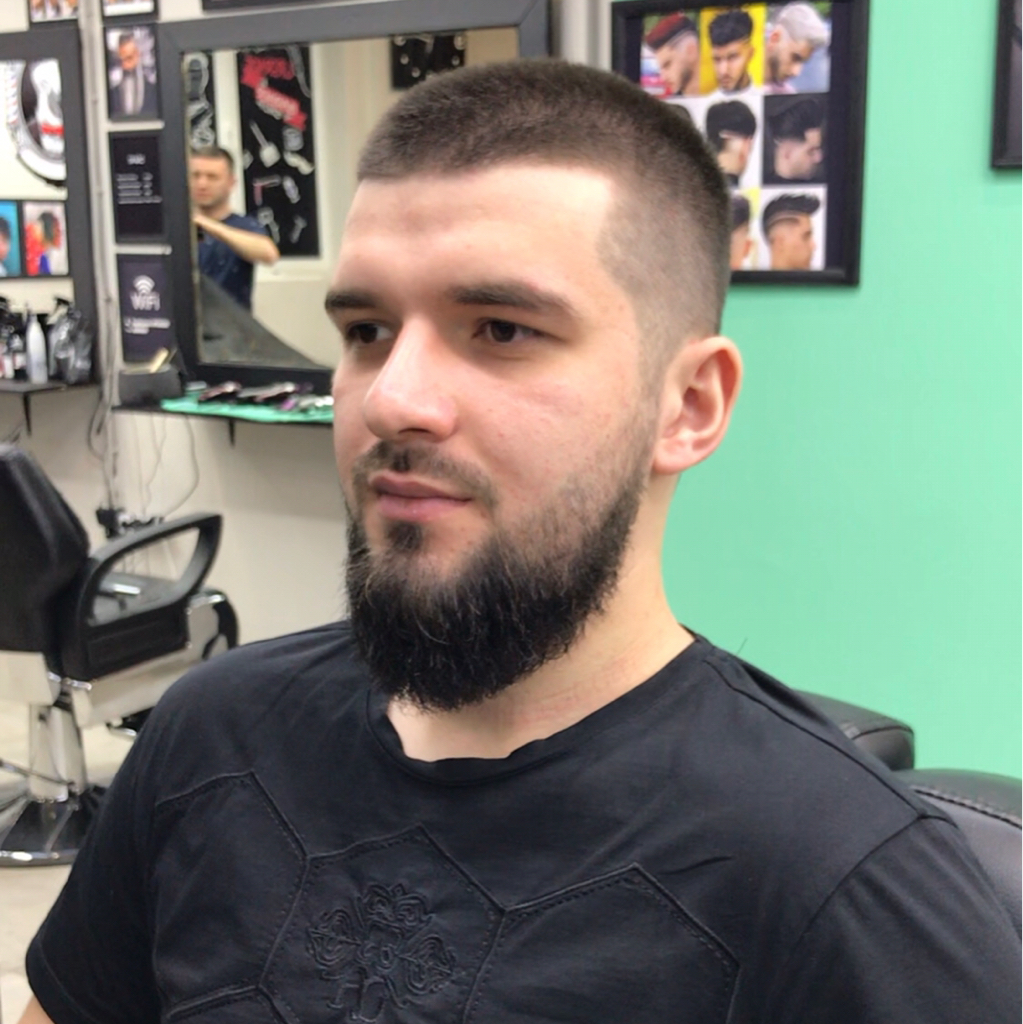 1. Оформление бороды и усов