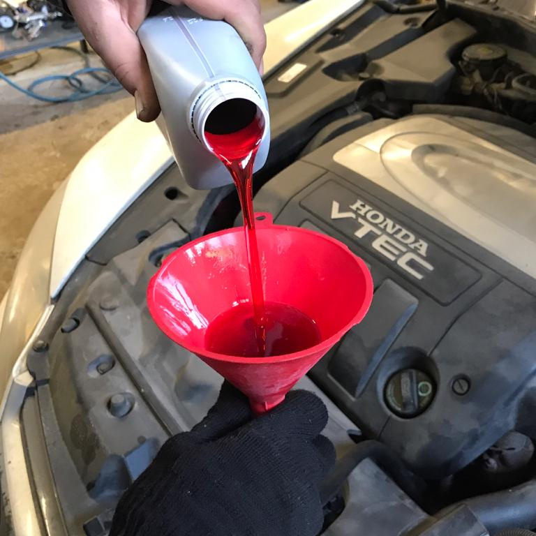 Замена масла в АКПП (частично)