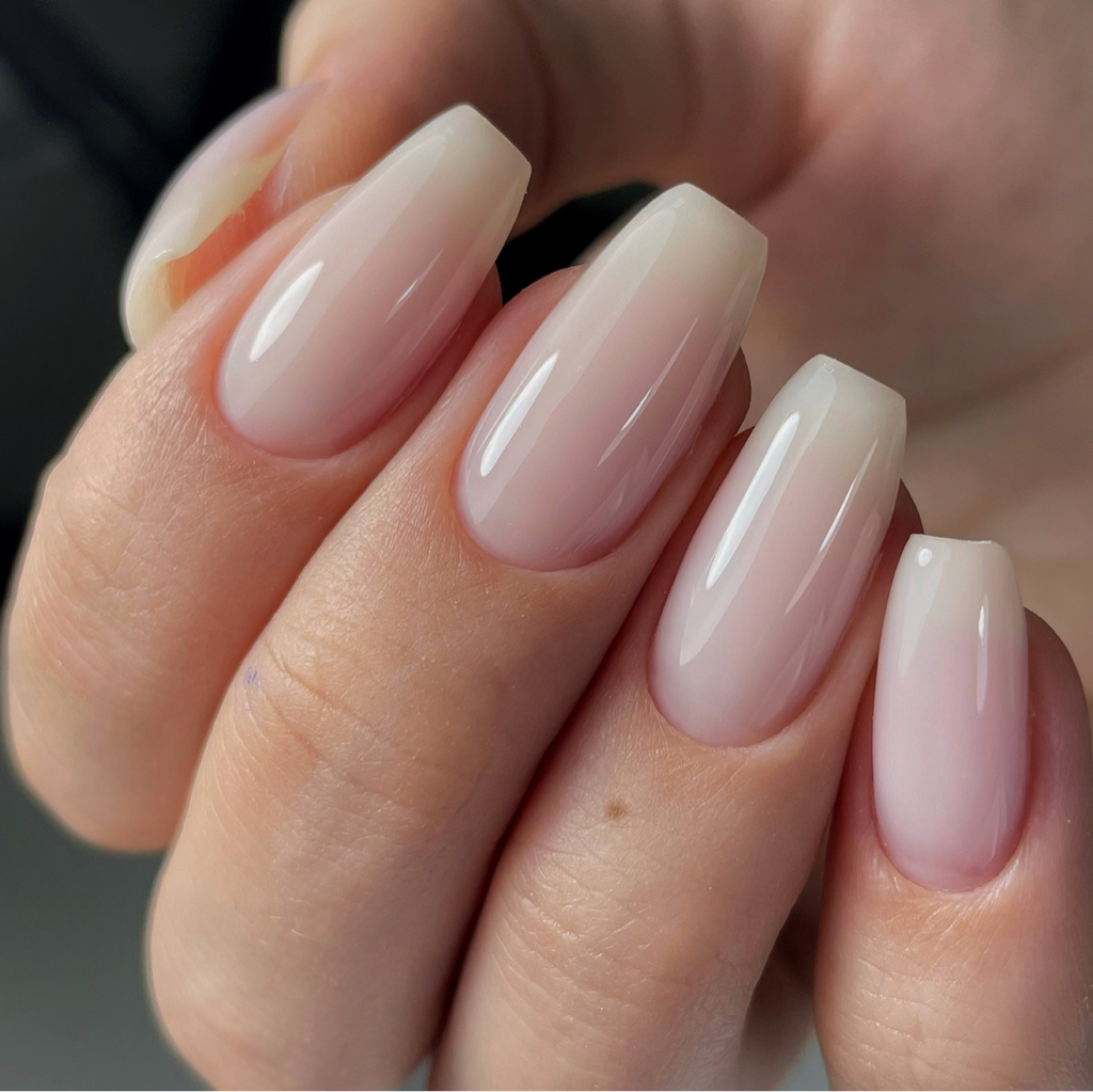 Маникюр+укреплением гелем