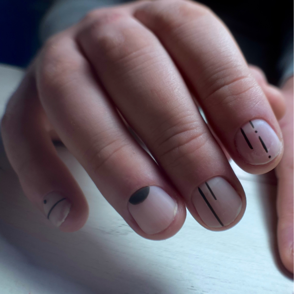 Мужской маникюр с покрытием