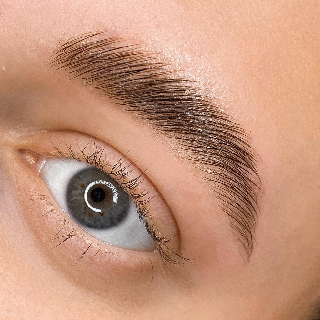 Ламинирование бровей с окрашиванием и коррекцией