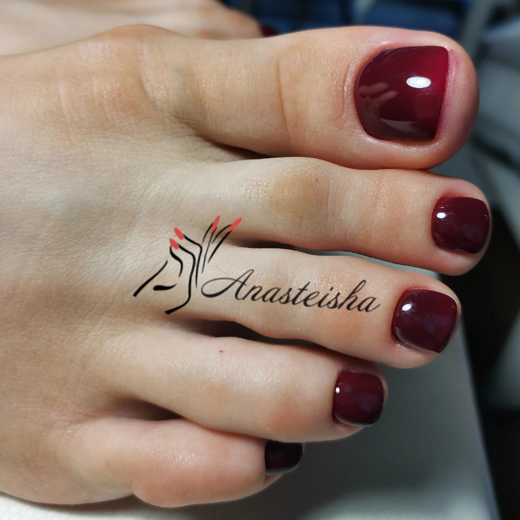 Снятие, педикюр Smart с обработкой стоп, покрытие