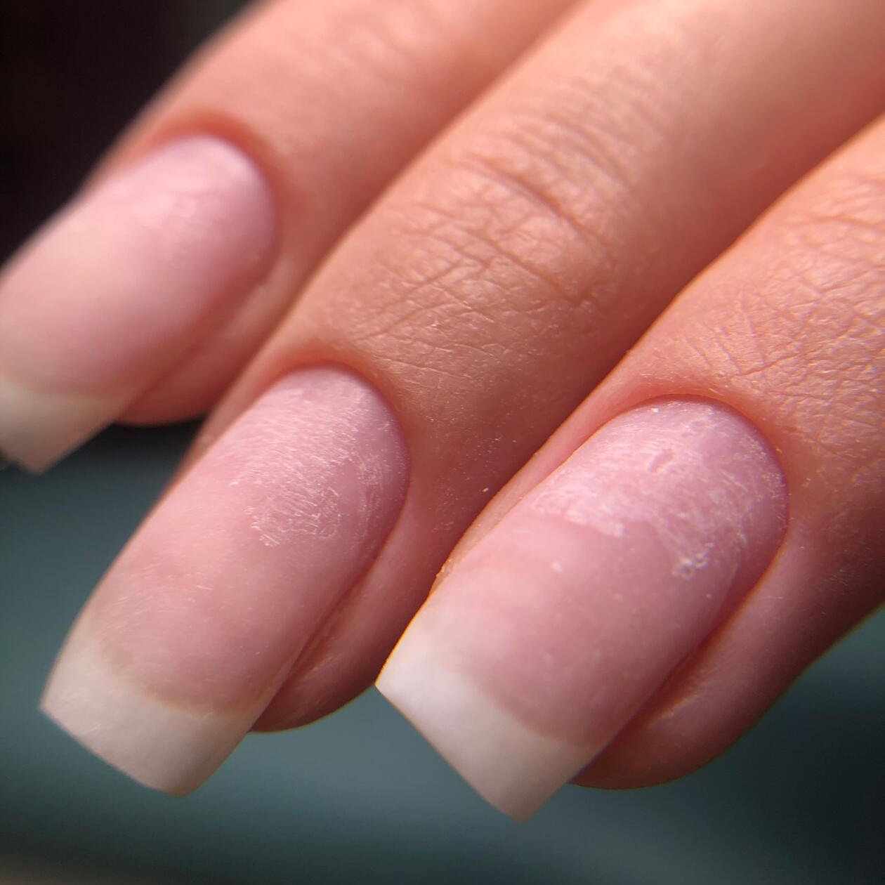 Снятие гель-лака без последующего покрытия + опил формы и полировка