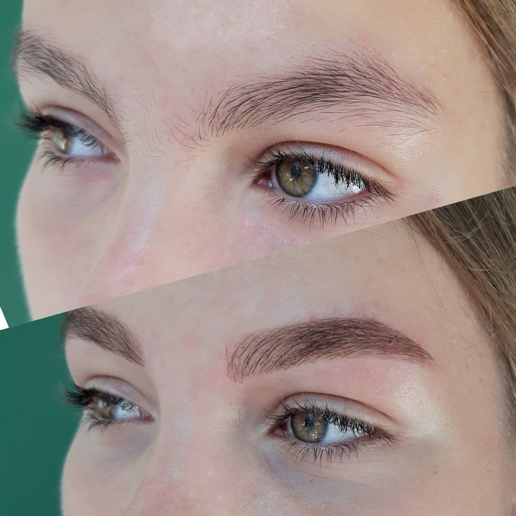 Оформление бровей