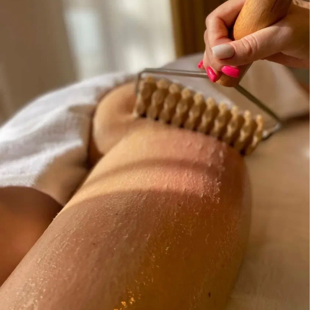 Мёдовая мадератерапия (ноги полностью)