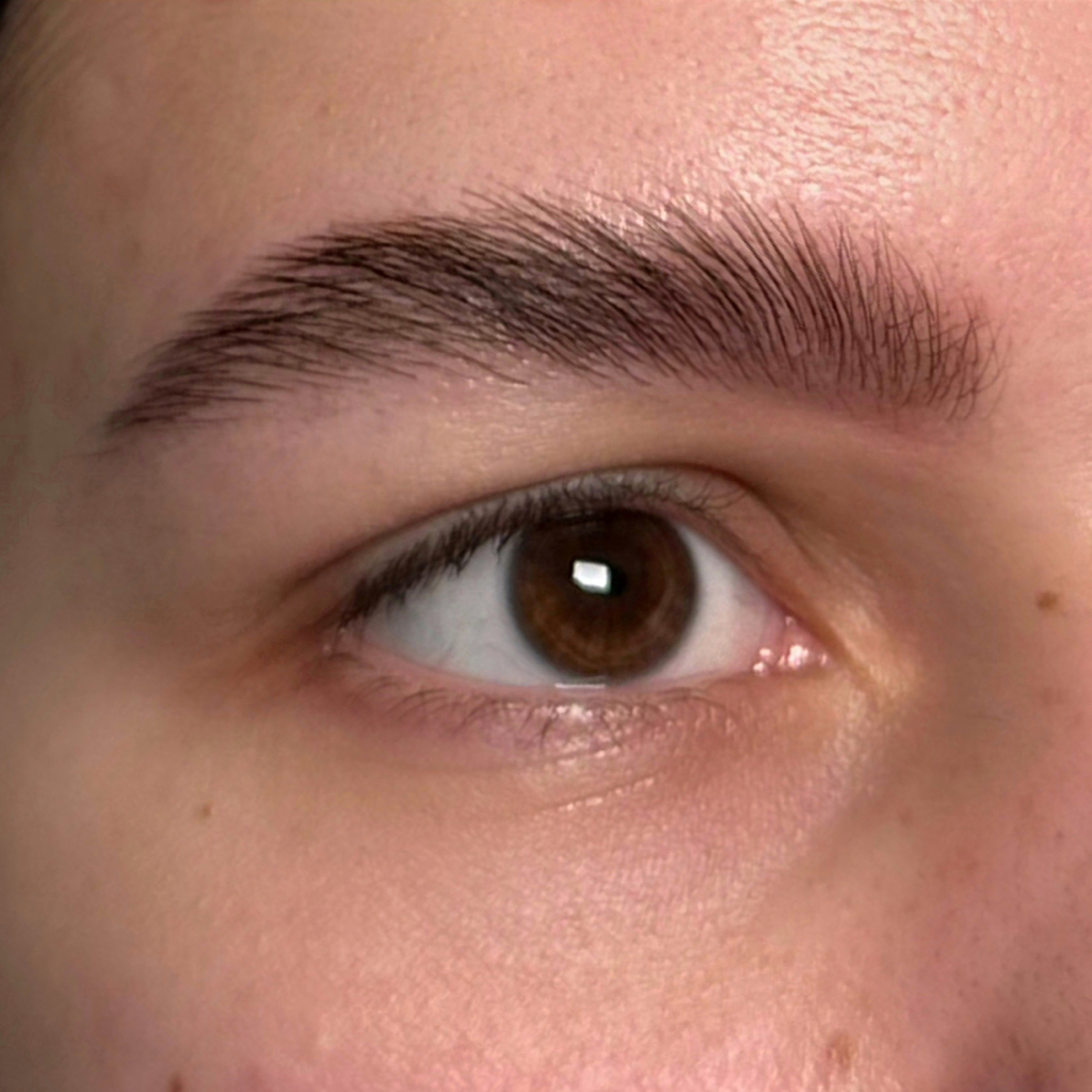 Долговременная укладка бровей с окрашиванием