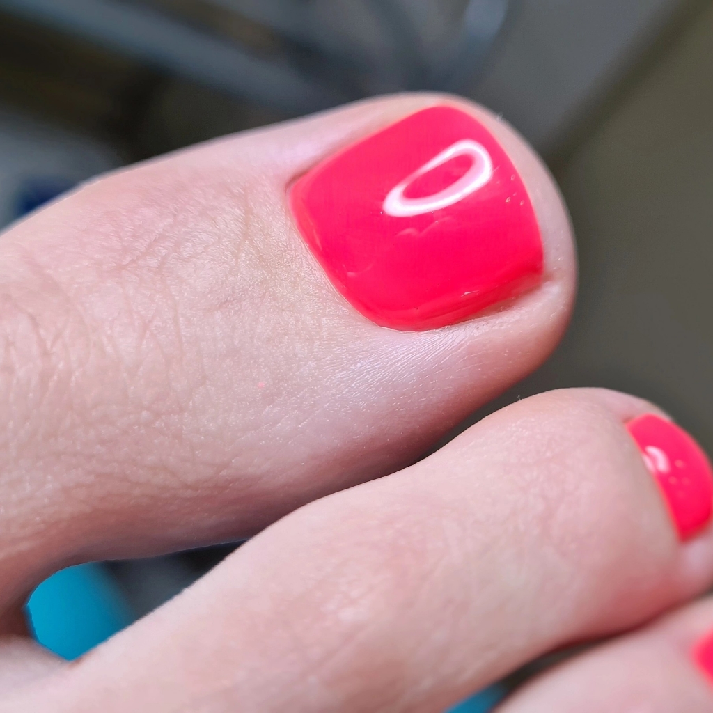 Педикюр пальчики с покрытием