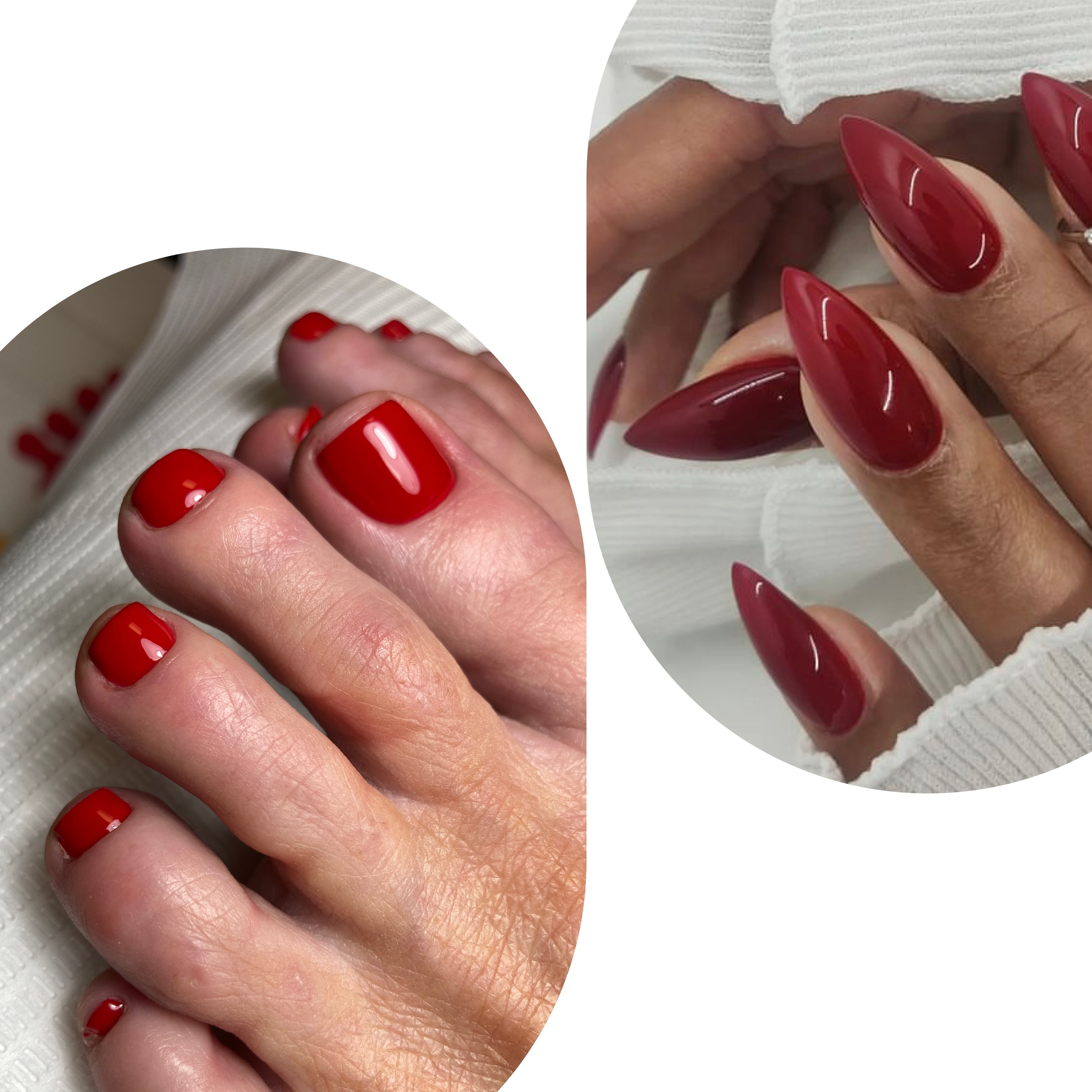 Gel Manicure+Pedicure(If you want simultaneous mani pedi please call us at 8184791506)