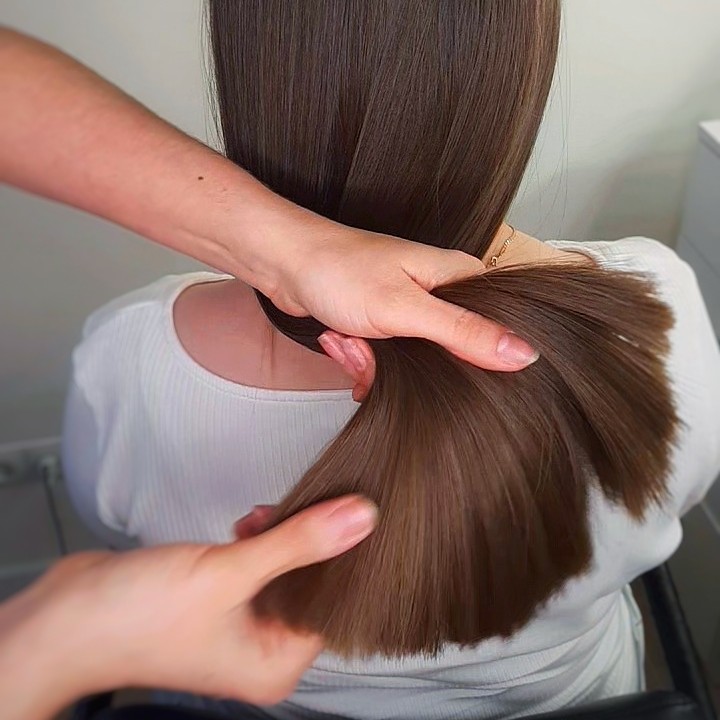 Полировка секущихся кончиков волос