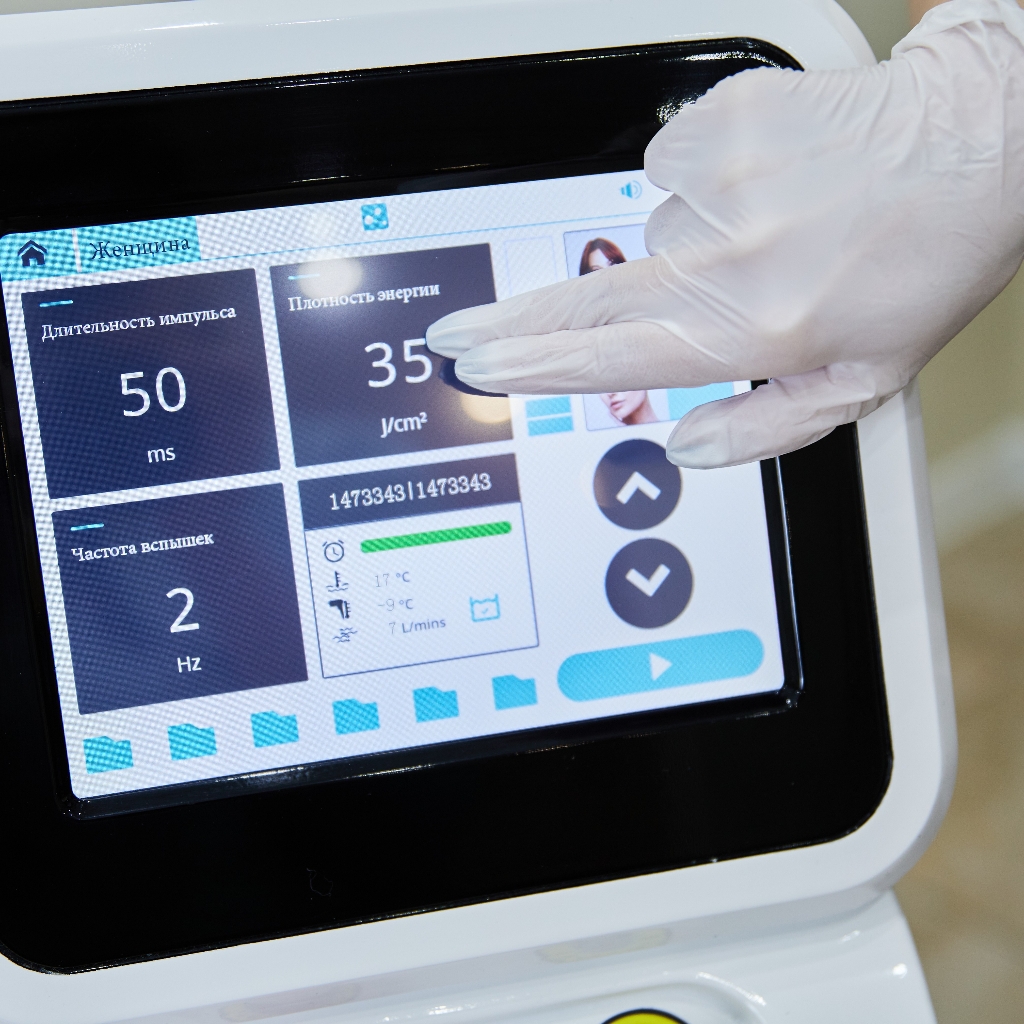 ЛЭЖ 1 зона лица (верхняя губа; подбородок; щёки; нос)