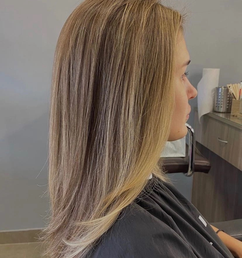 Сложное окрашивание длинные волосы