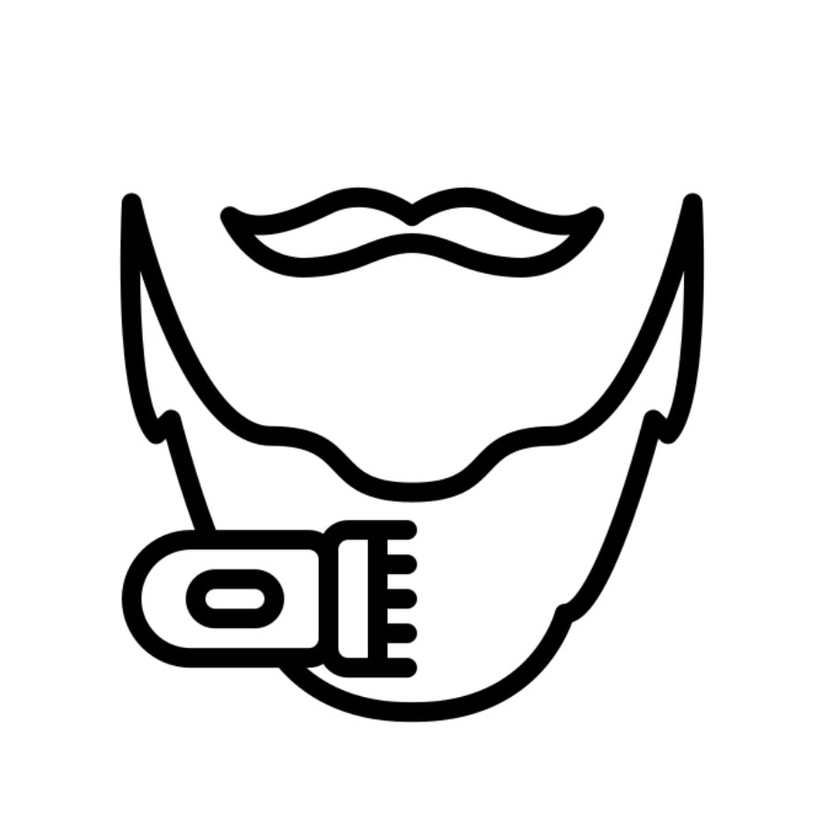 Стрижка бороды (машинкой/триммером)