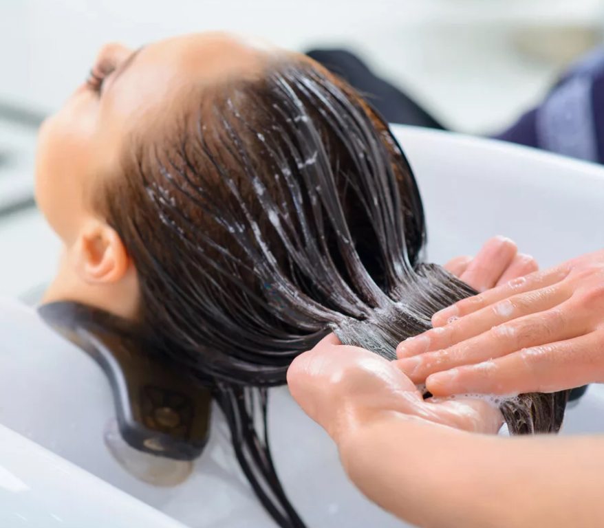 Мытье головы