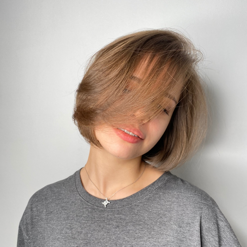 Стрижка женская средние волосы до плеч