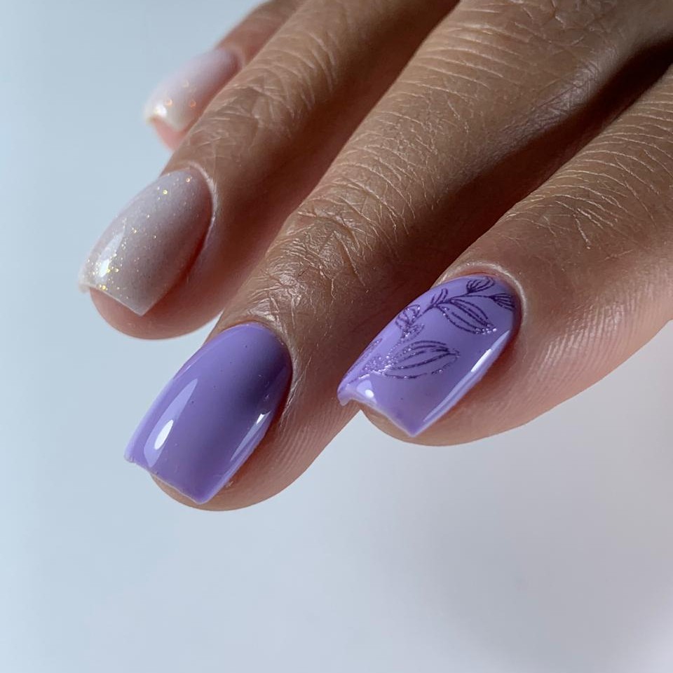 Маникюр с покрытием гель-лак и укрепление гелем